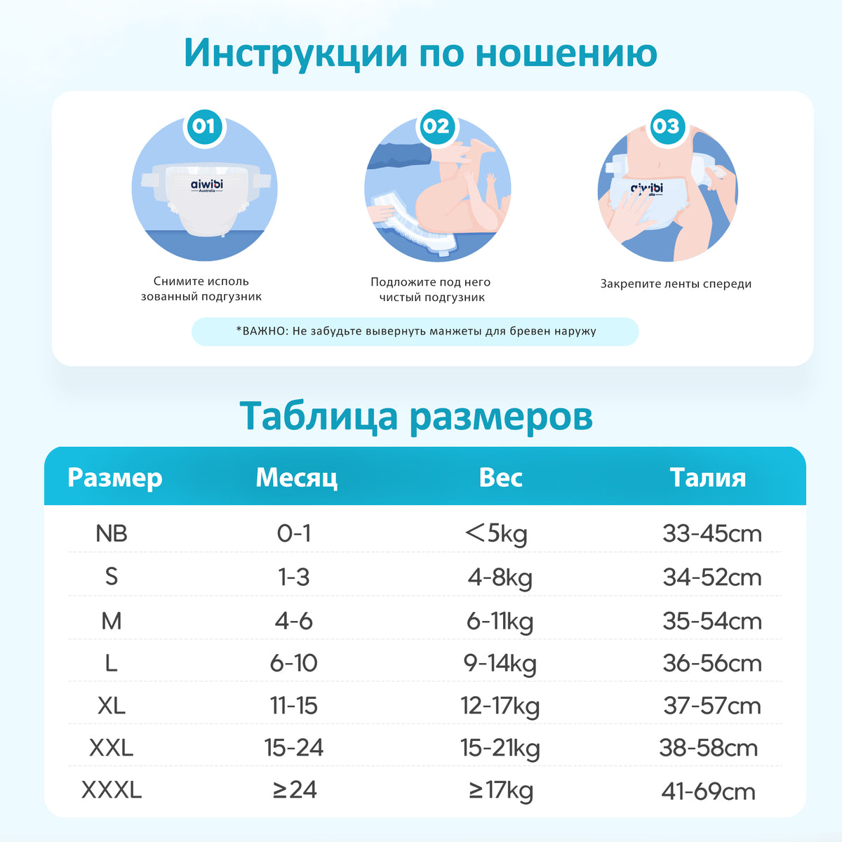 Детские подгузники Air Comfort