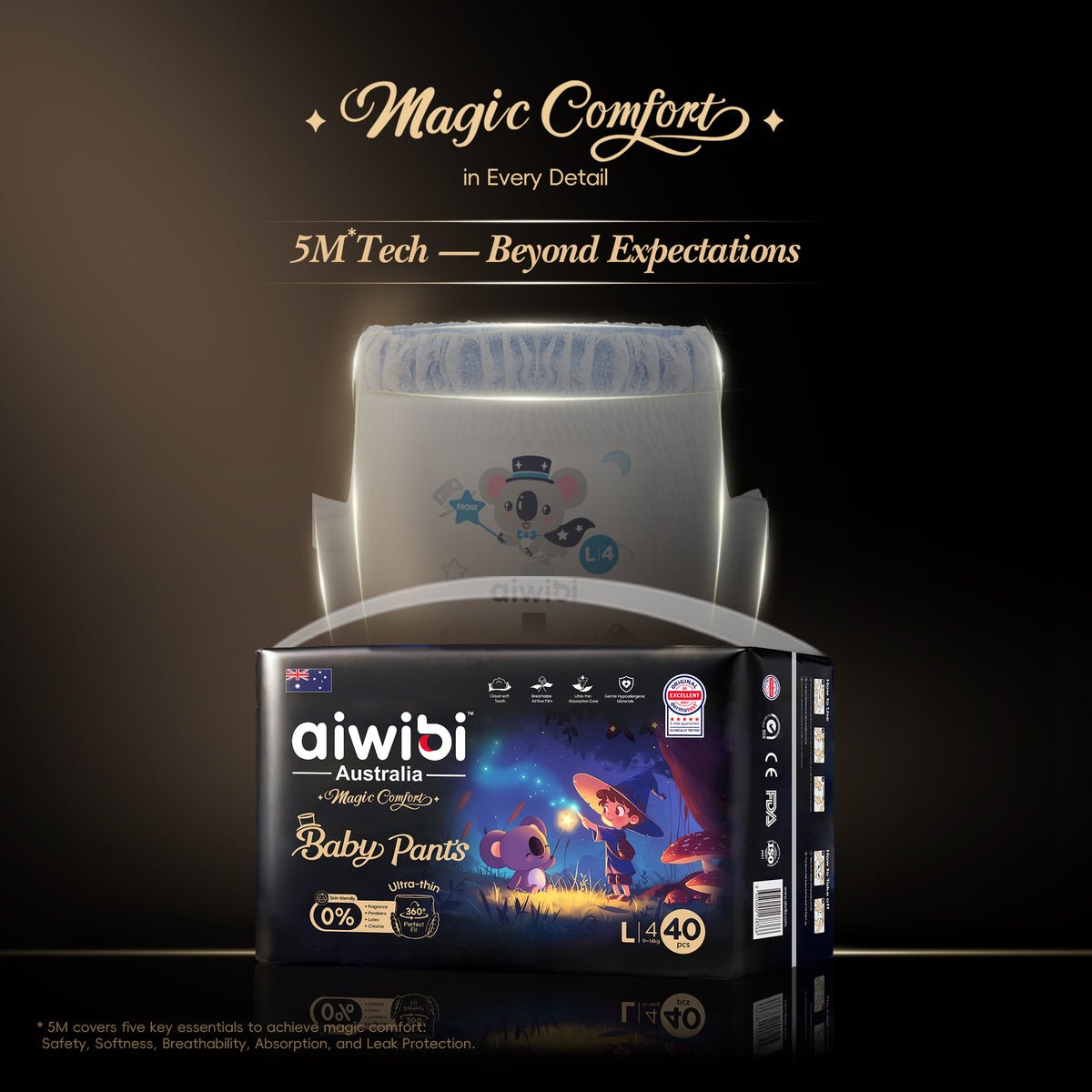 Детские подгузники-трусики Magic Comfort