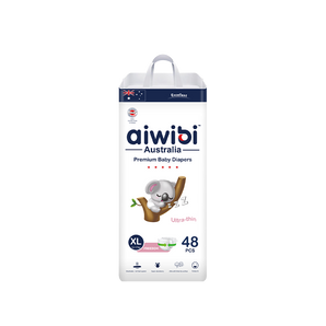 [Light Feather/XL/48] Aiwibi Light Feather Premium Baby Diapers Size XL 48 Pcs