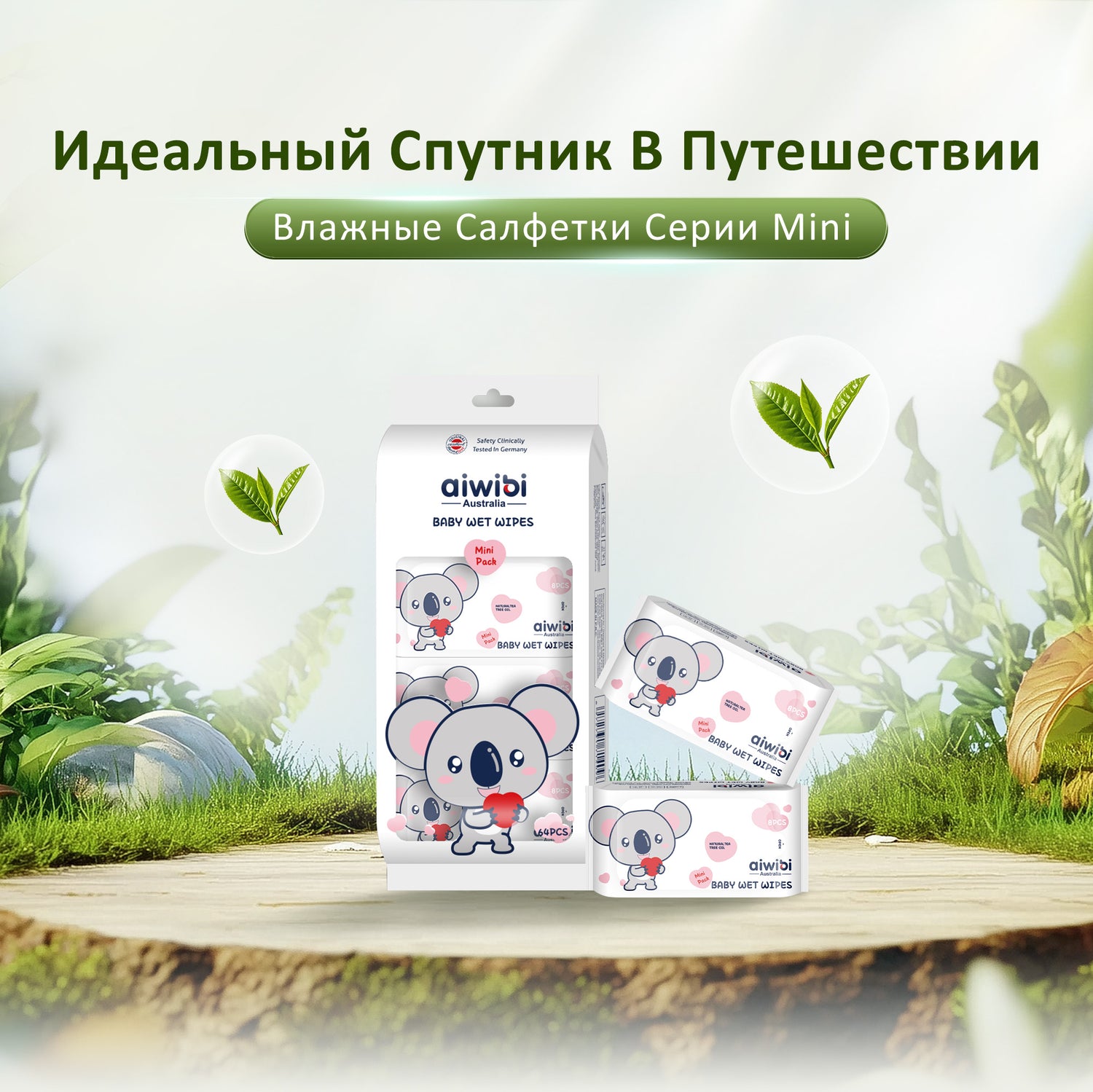 Мини карманные портативные салфетки